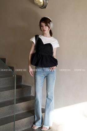 【门店同款】2023年春季假两件不规则上衣 150555651