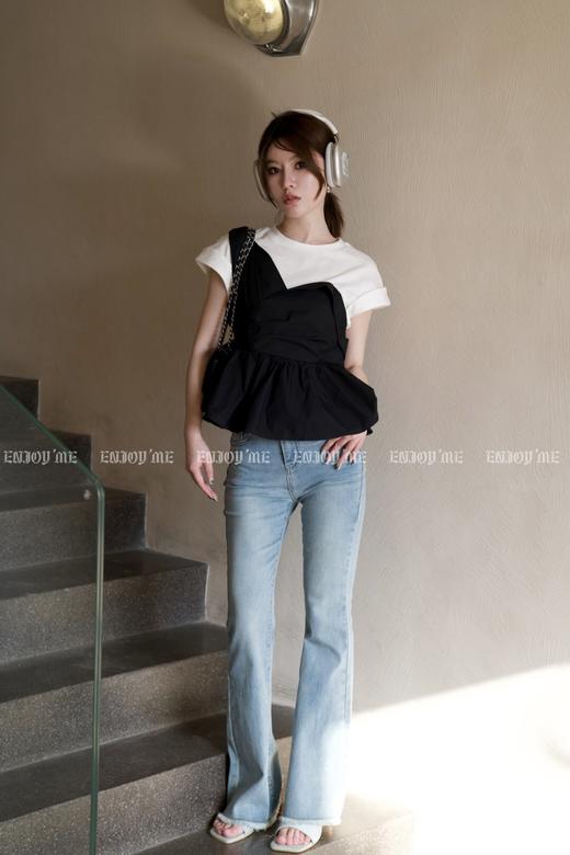 【门店同款】2023年春季假两件不规则上衣 150555651 商品图0