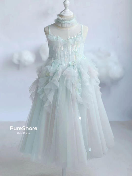 非质量问题不退不换哦~pureshare蓬纱馆 月光琉璃裙高定礼服裙夏季 商品图6