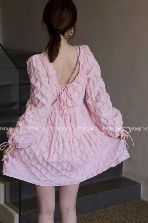 【门店同款】春季定制肌理料后背抽绳连衣裙 150600925 商品图2