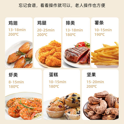 春花 空气炸锅 CZG-J28W 商品图5
