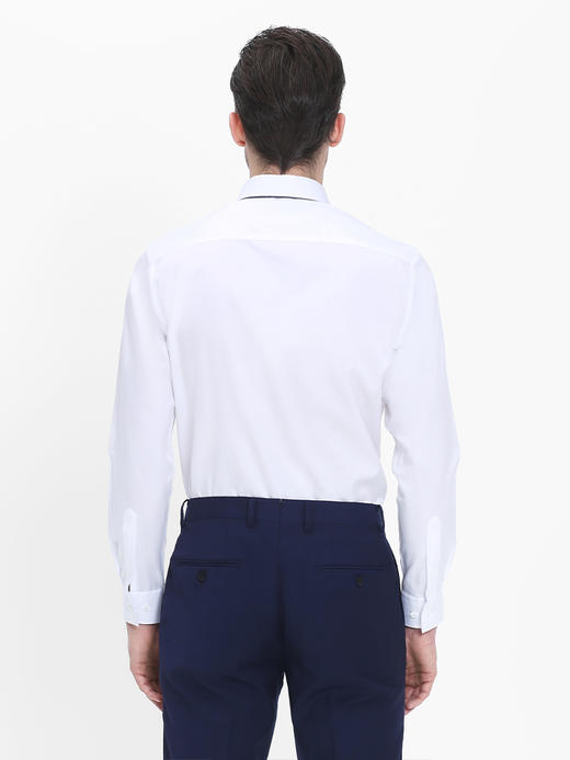 callisto白色DP免烫全棉意式领衬衫  SRSTL193C 商品图2