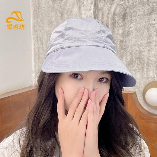 【露思同款遮阳渔夫帽】渔夫帽鸭舌帽女防晒，薄料速干透气，遮阳帽显脸小遮阳帽，绳透气速干可折叠渔夫帽同款鸭舌帽子文艺帽子 商品图3