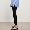 IN AND ON52011裤子春秋女新款显瘦脚口百搭简约不规则九分裤 商品缩略图2