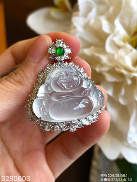 玻璃佛公吊坠  99999【3280603】