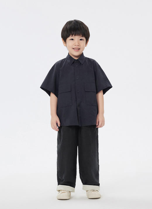 jnby  23年夏款  全棉工装风短袖衬衣 1N4211700 商品图10