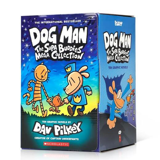 英文原版 Dog Man11册（10册平装+1本精装） 神探狗狗的冒险系列(含2023年新发售第11册） 商品图3