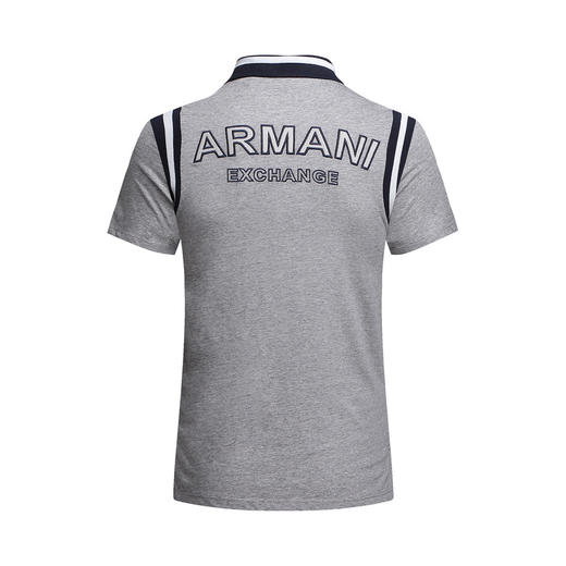 ARMANI EXCHANGE 【钜惠特卖】阿玛尼男款时尚拼色短袖POLO衫 商品图1