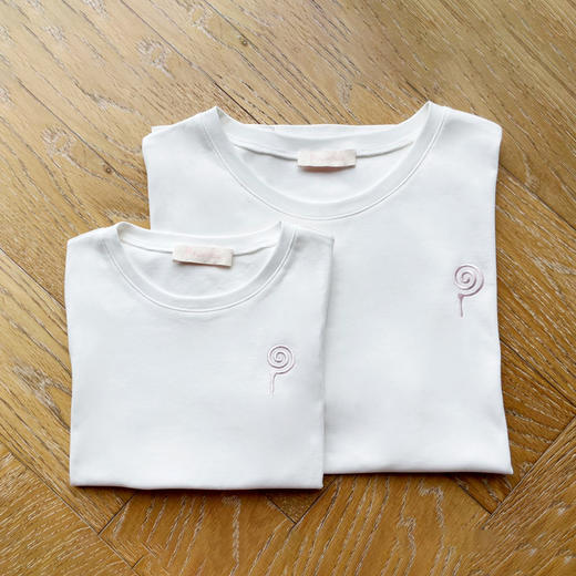 非质量问题不退不换哦~pureshare蓬纱馆 棒棒糖t恤夏季儿童短袖亲子款 商品图1