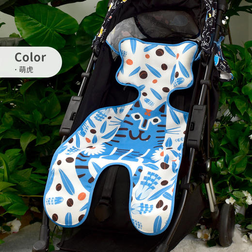 良良 婴儿车手推车凉席 儿童推车凉席子苎麻宝宝夏季凉席座椅垫子 商品图10