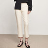 IN AND ON52011裤子春秋女新款显瘦脚口百搭简约不规则九分裤 商品缩略图6