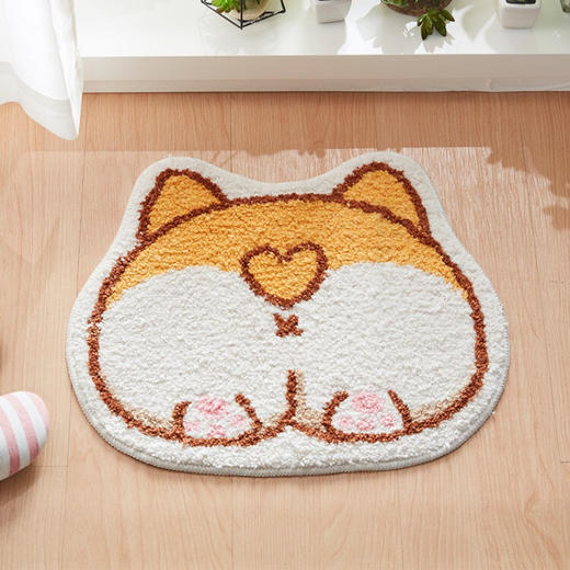 吸水浴室垫 默默柴犬/利奇熊猫 商品图0