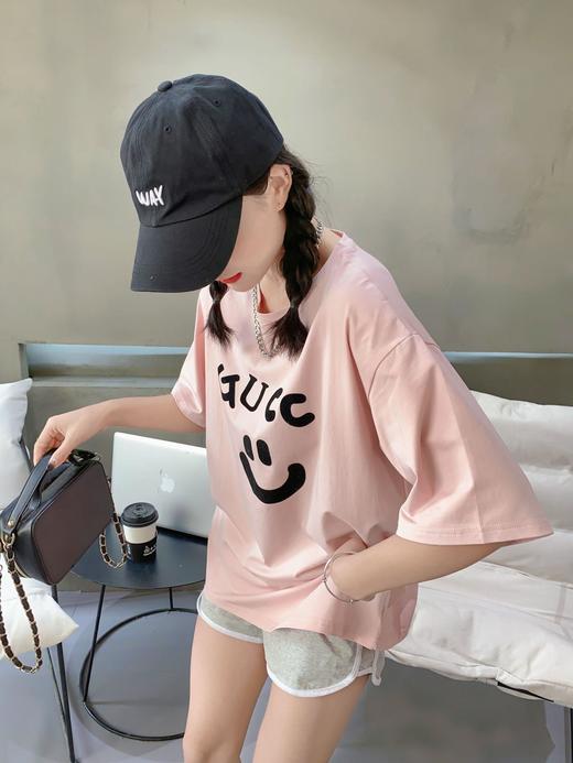 2023新款夏季宽松显瘦时尚休闲半袖上衣4.3版 商品图3