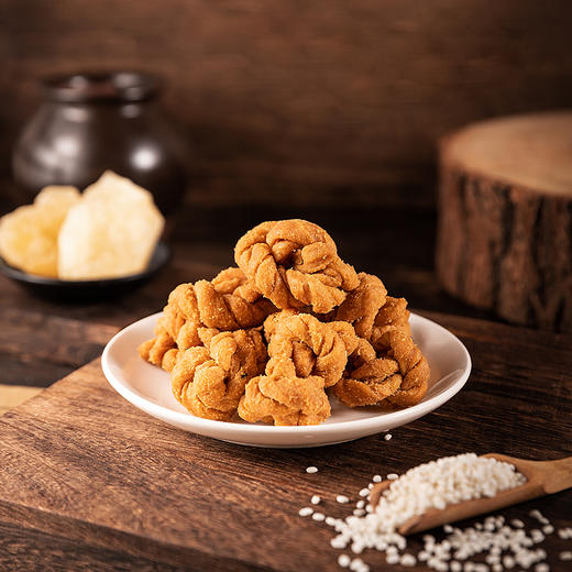 重庆特产磁器口陈建平麻花手绘新包装400g*3袋精美礼盒包装 商品图2