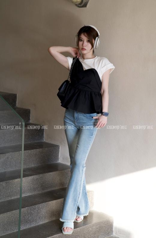 【门店同款】2023年春季假两件不规则上衣 150555651 商品图5