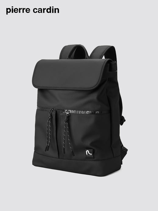 皮尔卡丹pocket系列 大容量男士磁扣双肩包 商品图2