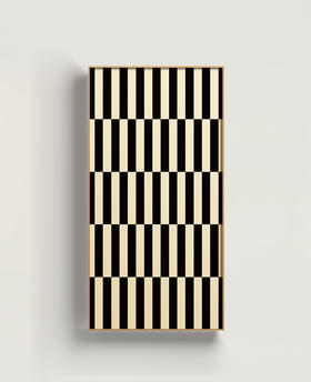 伽罗 JALO 挂画-现代家居画-黑白条纹 P306（预计10天内发货）
