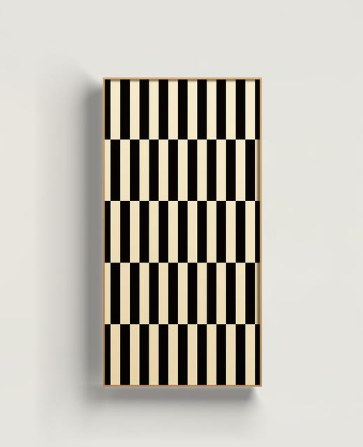 伽罗 JALO 挂画-现代家居画-黑白条纹 P306（预计10天内发货） 商品图0