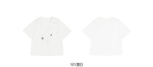 jnby  23年夏款  兔子元素针织棉短袖T恤  1N4112260 商品图12