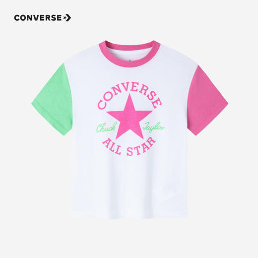 CONVERSE 夏 大童小童婴童 短袖T恤 CNVG-KT-D675 商品图0