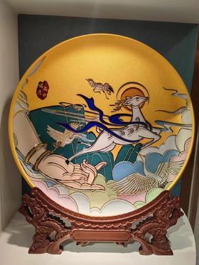 【彼达思】雅琅晶摆件工艺品新中式客厅办公室装乔迁之喜装饰品