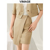 VIMAGE纬漫纪夏季新款高腰时尚包臀短裙半身裙V1906509 商品缩略图5