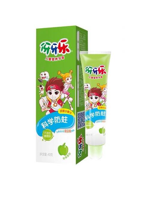 伢牙乐儿童营养牙膏（苹果小勇士）40g 商品图0