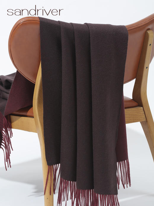 羊绒水波纹披毯 SJF92P601B 商品图3