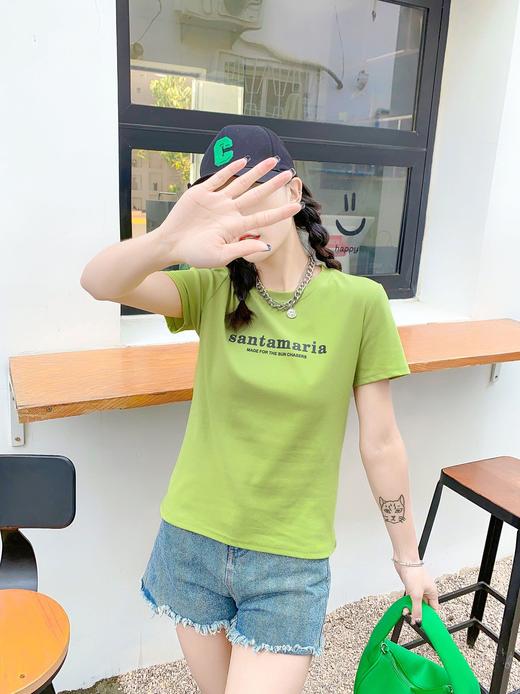 2023夏装小众设计感修身甜辣短款上衣4.0版 商品图4