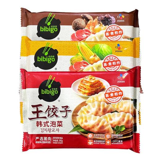 必品阁水饺   菌菇三鲜  玉米猪肉 韩式泡菜 245g 商品图0