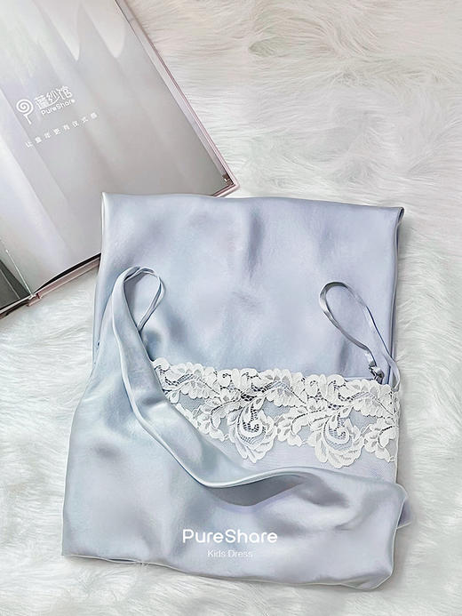pureshare蓬纱馆 儿童真丝睡衣亲子睡裙母女夏款 商品图8