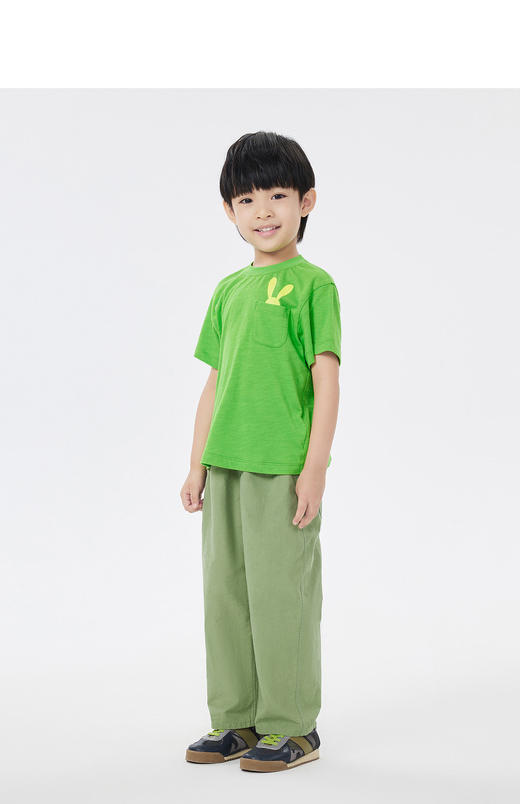 jnby  23年夏款  竹节棉透气吸汗短袖T恤  1N4114850 商品图3