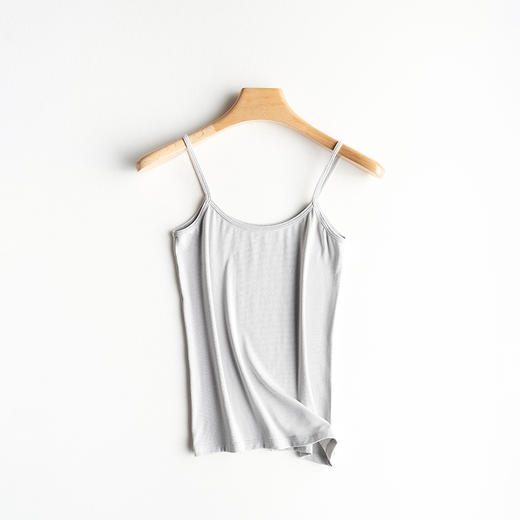 【两件装人手N件太好穿了吧！】小吊带背心女夏季黑白色莫代尔内搭无袖打底衫外穿修身上衣 商品图8