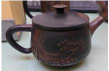 紫陶-云中居紫陶山水大成井栏壶 商品图0