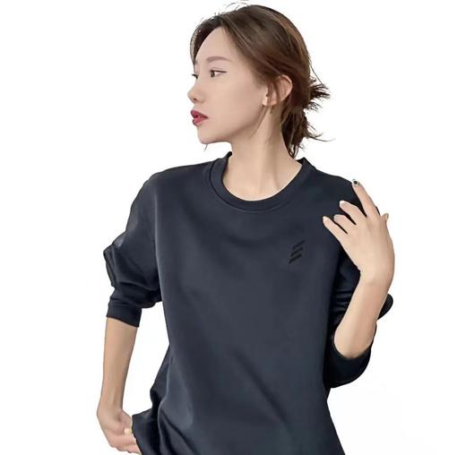 鹰爪弹力圆领空气层卫衣长袖卫衣春秋款男款上衣 商品图4