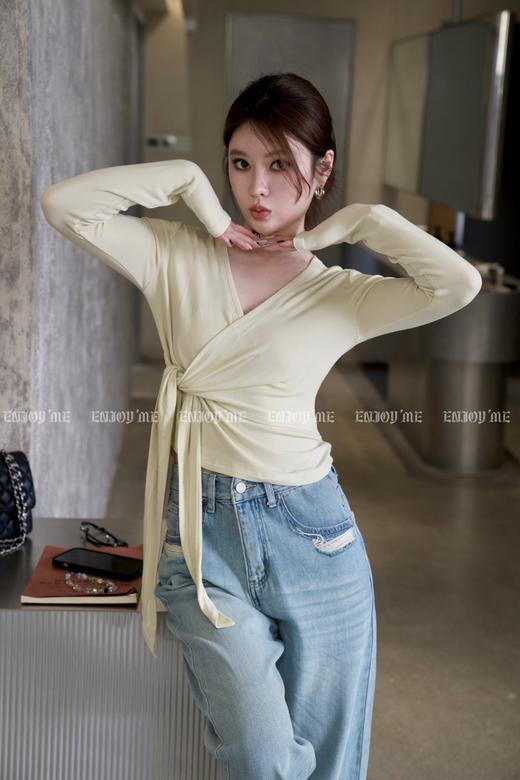 【门店同款】春季芭蕾风绑带上衣 150357494 商品图7