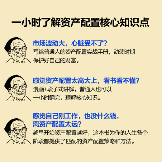 一小时漫画资产配置实战法 管鹏著财经杂质投资理财金融股票基金保险黄金债券 商品图2