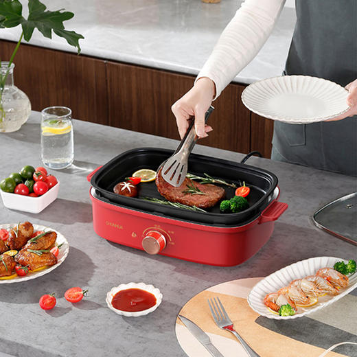 春花 多功能电烤锅 CDG-12RS 商品图3