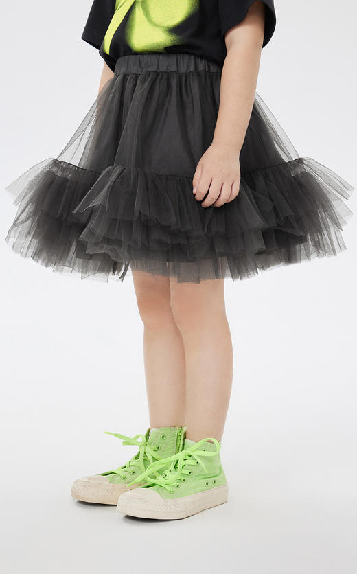 jnby  23年夏款  挺阔细纱短款腰裙  1N4D13180 商品图3