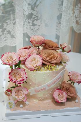 折射玫瑰加高蛋糕