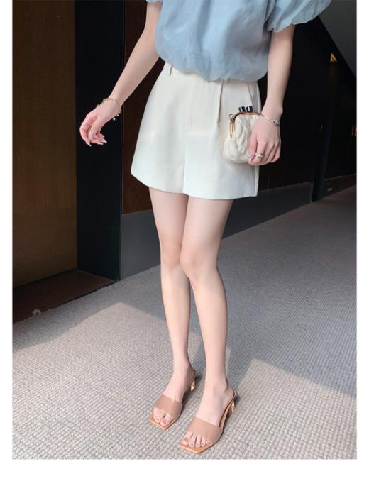 【ROAADN2023款法式粗跟方头凉鞋】品牌定制的三层复合鞋底，巨防滑！且轻盈Q弹！真正的好鞋底，成本很高！ 商品图1