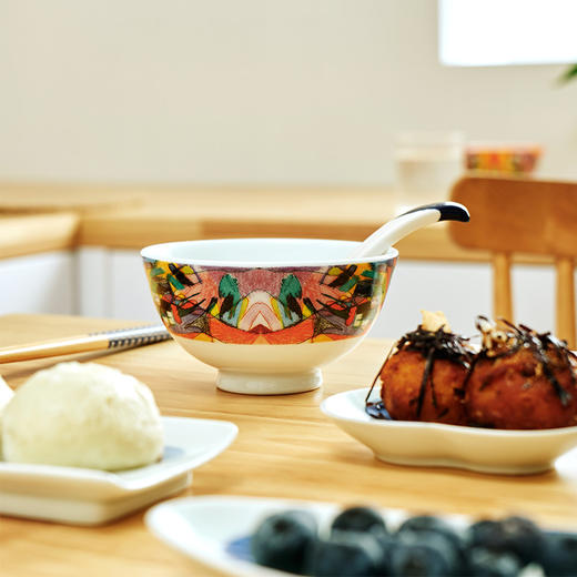 神田绣渤意神田烧希望系列4.5寸 饭碗两件套 商品图3
