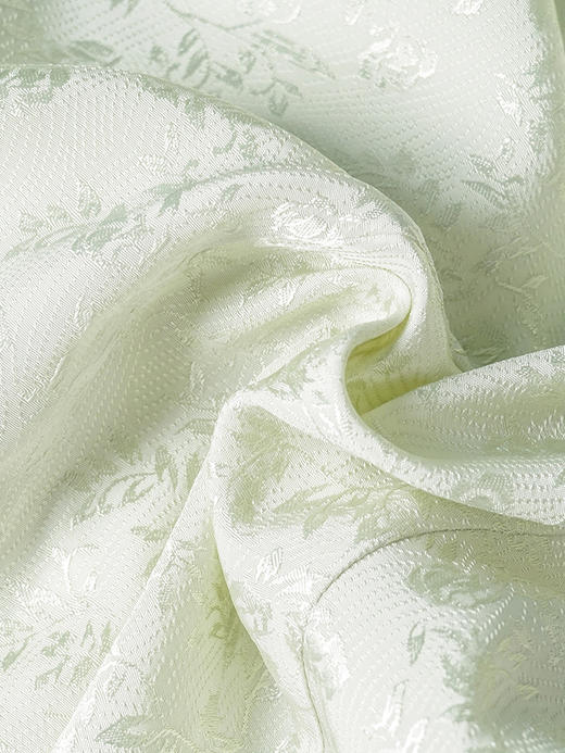 剩S/M/L/XL/XXL 米思阳2025夏季新款时尚中国风气质提花女式西装修身短袖外套2032 商品图2