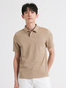 callisto卡其色聚酯纤维混纺短袖T恤 SSTSS149C 商品缩略图1