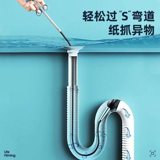 下水道疏通神器管道堵塞厕所地漏厨房多功能家用神器能通马桶 商品图3