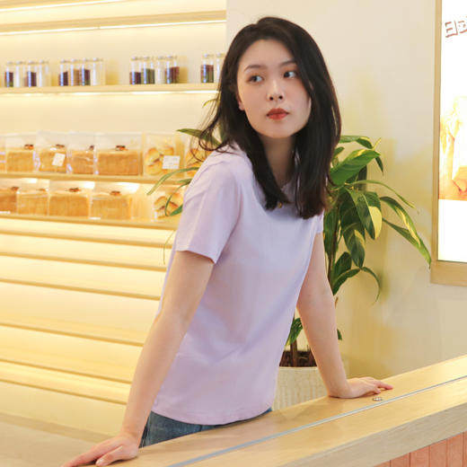 【JANNAH】夏季 新款醋酸蚕丝短袖 商品图0