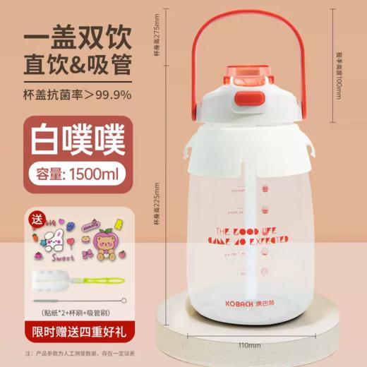 康巴赫银离子抗菌健康双饮大肚杯 商品图8