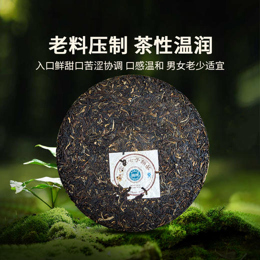 2010年金奖蓝印圆茶一片生茶（357克/片） 商品图2
