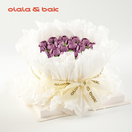 紫色花束蛋糕 商品图0