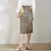 剩S/M/XL 芳外【开衩一步裙】秋季开衩一步裙知性气质包臀半截裙 商品缩略图4